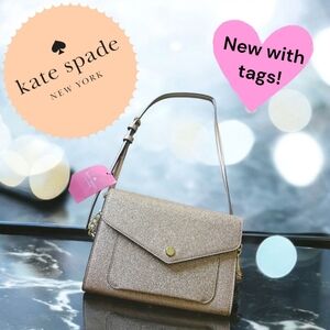 Kate Spade Sparkling Beige Crossbody Bag
